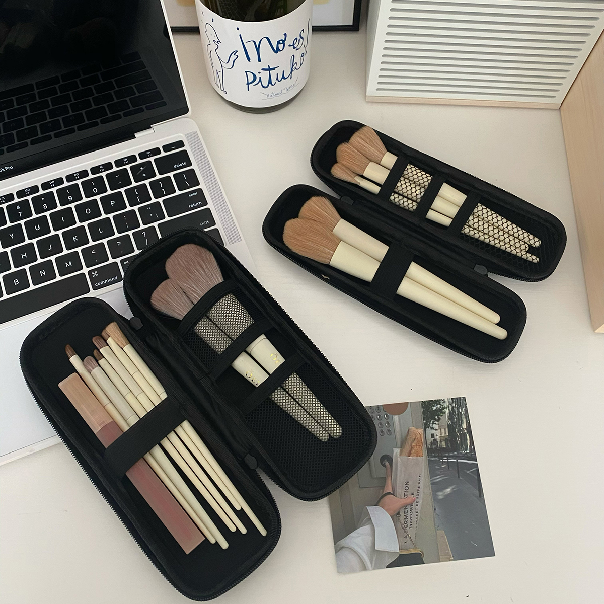 化妆刷收纳包便携外出旅行专用眉笔眼影刷子收纳盒小号笔袋收纳袋