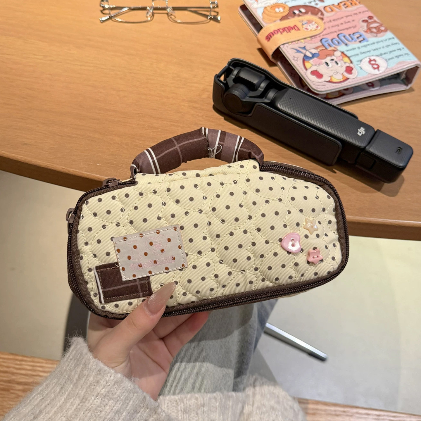 可爱大疆pocket3收纳包旅行外出便携包保护套云台收纳袋相机包图片