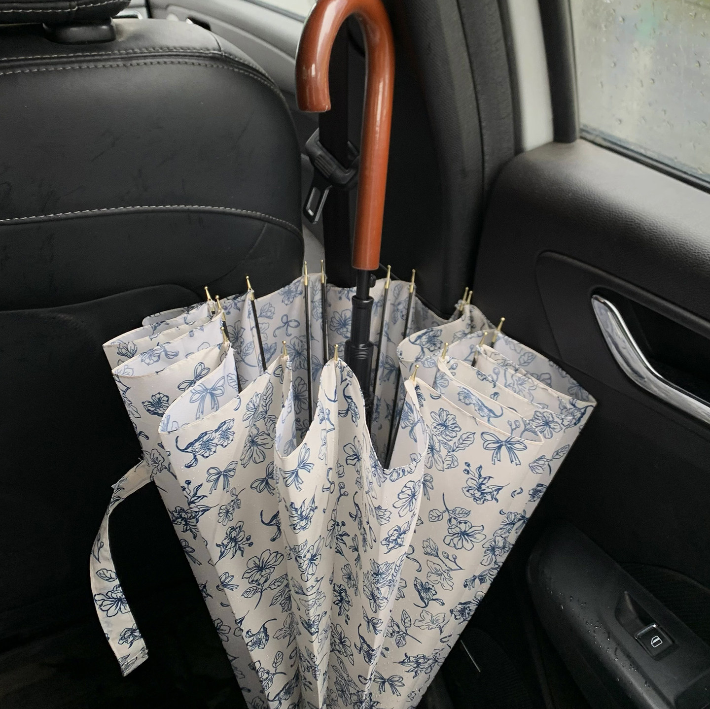 复古长柄雨伞加大抗风双人原创防晒防紫外线女便携晴雨两用遮阳伞
