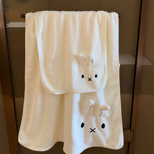 可爱浴巾成人裹全身可穿裹巾女款珊瑚绒吸水速干大毛巾洗澡浴裙冬