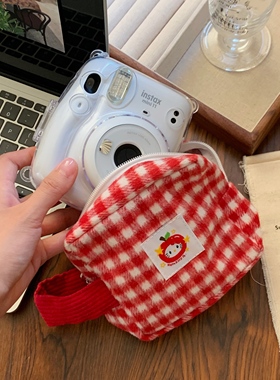拍立得收纳包富士mini12专用保护套便携手提迷你微单ccd相机包女