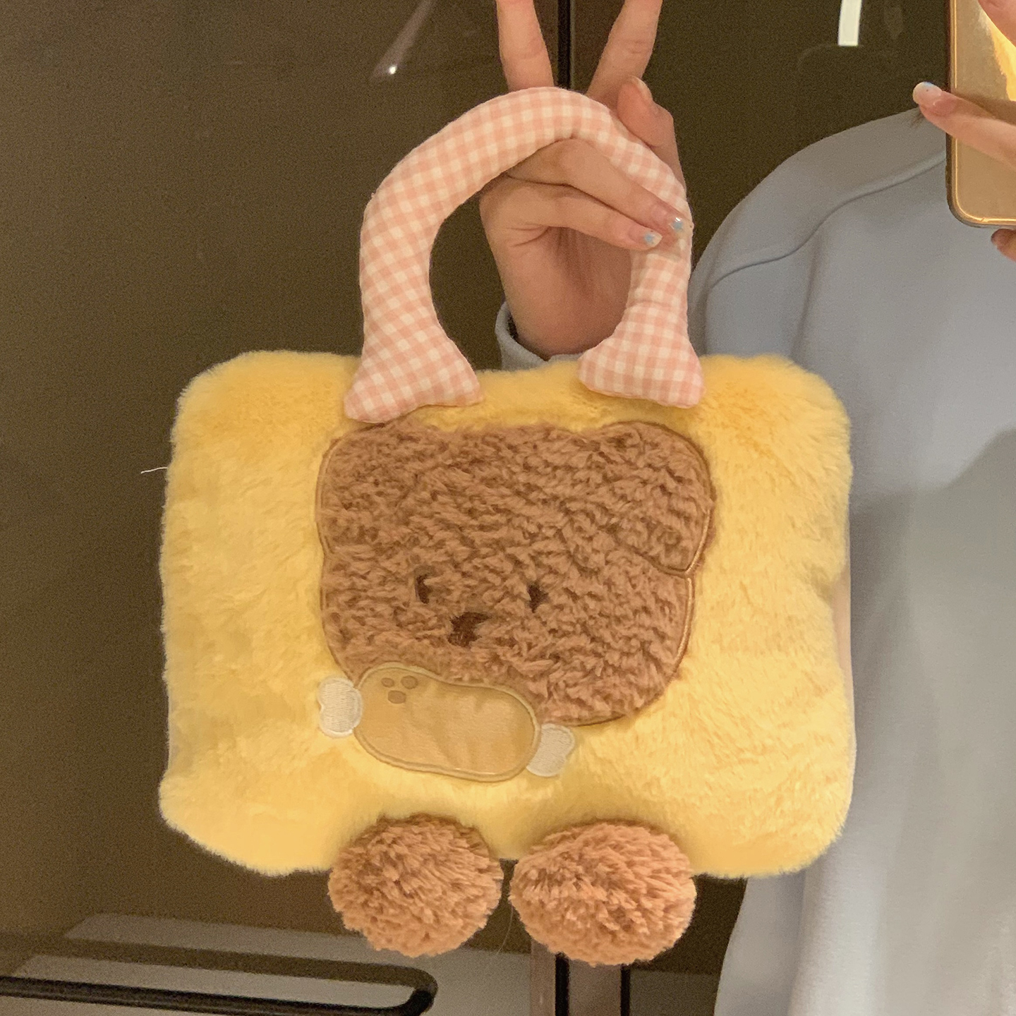 热水袋充电式可爱小熊暖手宝女生暖被窝敷肚暖水袋宿舍防爆暖宝宝