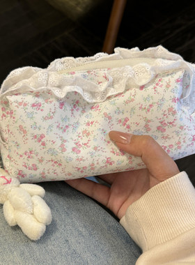 韩系小碎花笔袋#女生2026新款文具袋高颜值ins风女孩铅笔盒大容量