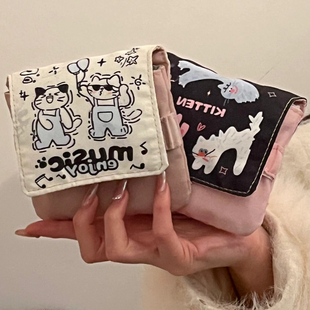 卫生巾 姨妈巾收纳包卫生巾便携包学生用包装 小包月事包迷你可爱