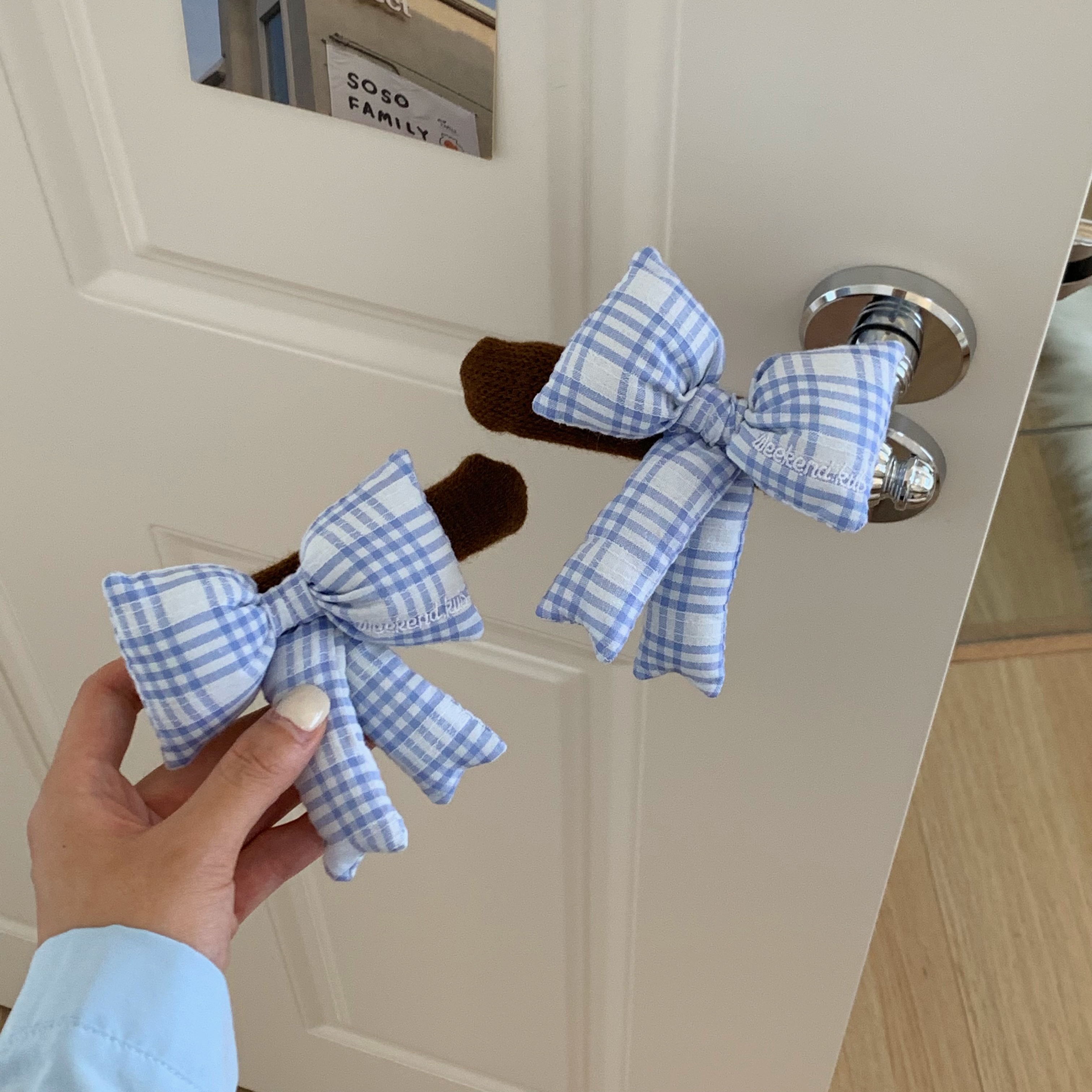 门把手护套温馨房间装饰防撞保护套女孩儿童防静电卧室门拉手套