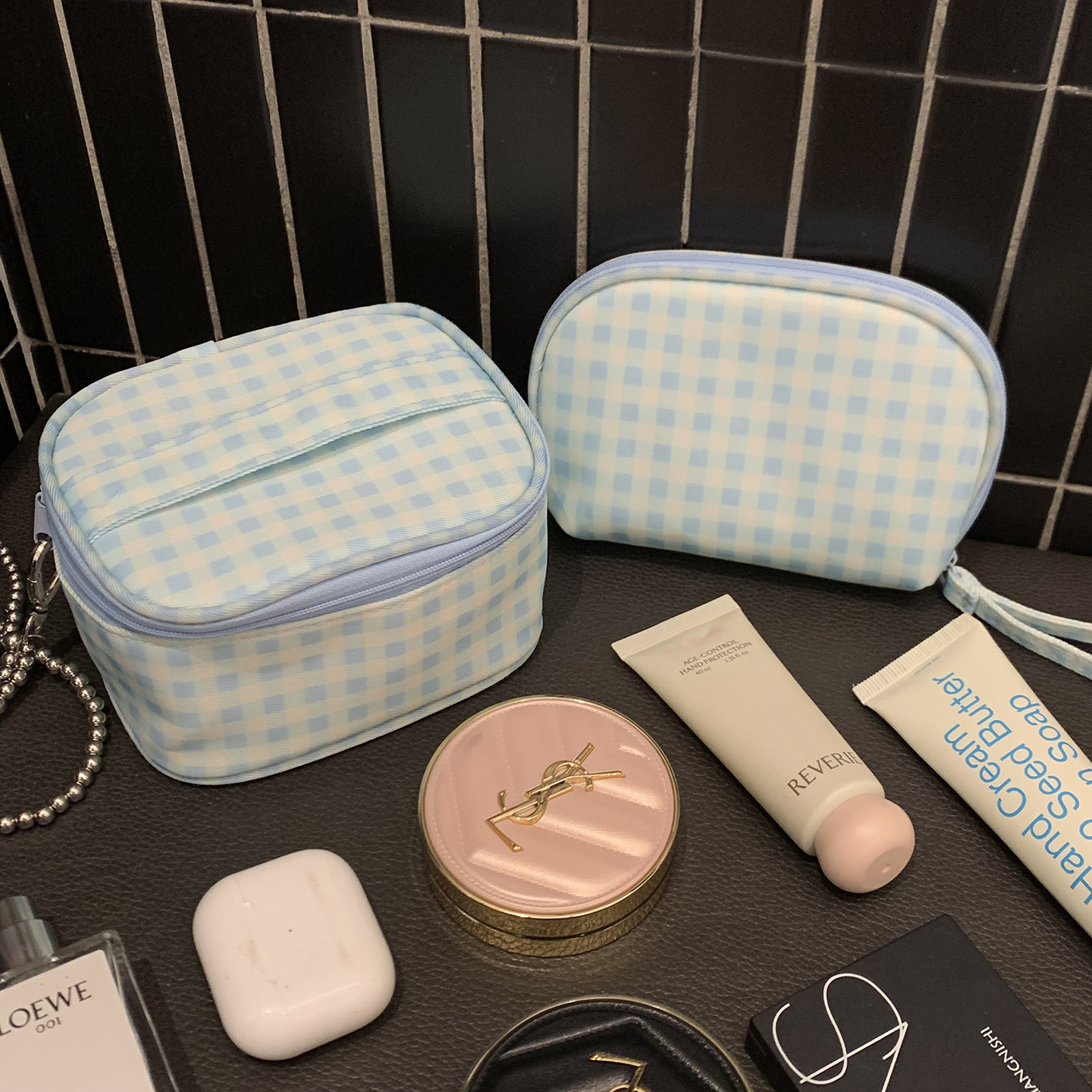 红格化妆包大容量旅行便携洗漱包女士小型随身化妆品化妆刷收纳包,收纳整理,化妆包,淘宝优惠券,粉丝福利购,淘宝优惠卷