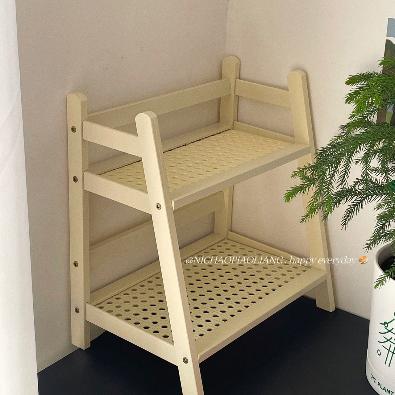 桌面置物架客厅书房桌上书架一体靠墙不占空间分层小型立式置物架