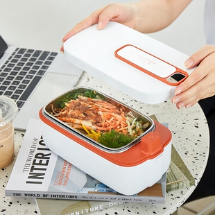 素配件专用充电饭盒加热饭盒车载自带加热上班族电热饭神器 生活元