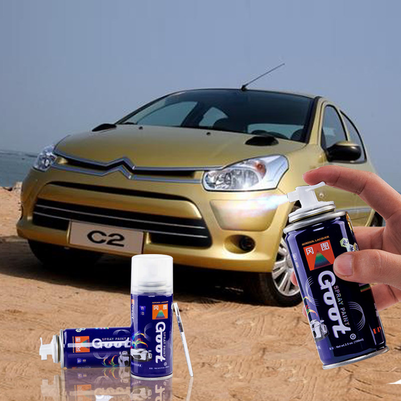 雪铁龙C2汽车专用手自喷漆金属漆划痕修复补漆笔水晶银香槟金