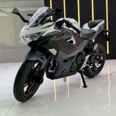 新款 1/12川*ninja400摩托型仿真合金忍者机车车模儿童玩具