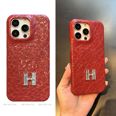 轻奢千金感闪钻H字母谷歌手机壳