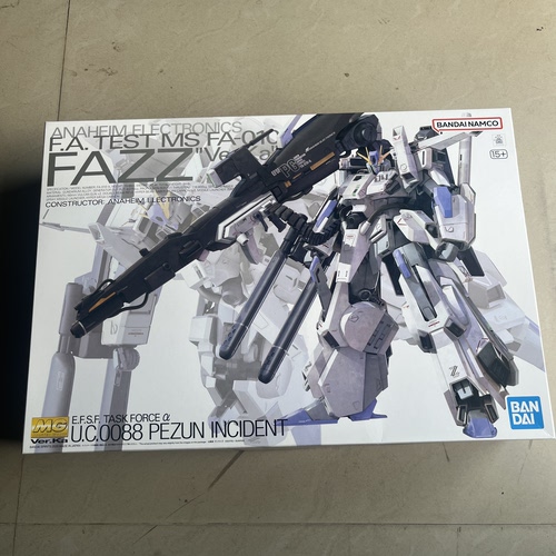 全新补件  万代 1/100 MG 全装甲卡版 FAZZ ZZ高达 法兹 零件