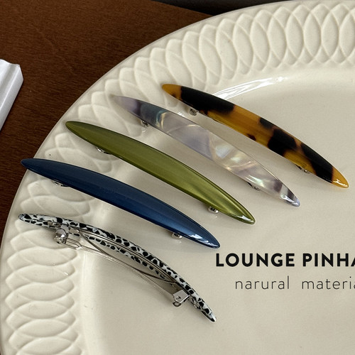 醋酸高级感复古一字夹