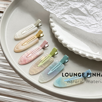 夏季清新甜美糖果色侧边夹