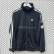 U2复古立领条纹休闲夹克外套 JL8396 ADIDAS阿迪达斯正品
