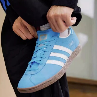 阿迪达斯正品男女同款德训鞋板鞋