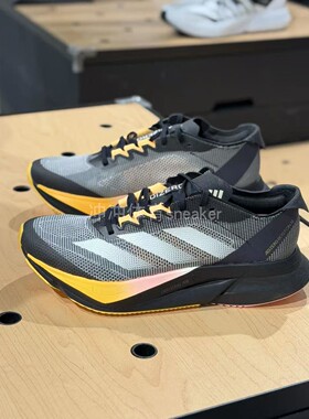 ADIDAS阿迪达斯正品ADIZERO BOSTON 12 运动休闲低帮跑步鞋IF9221