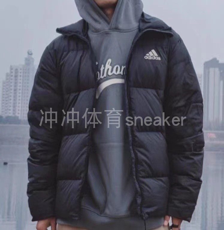 ADIDAS男子防风保暖羽绒服外套