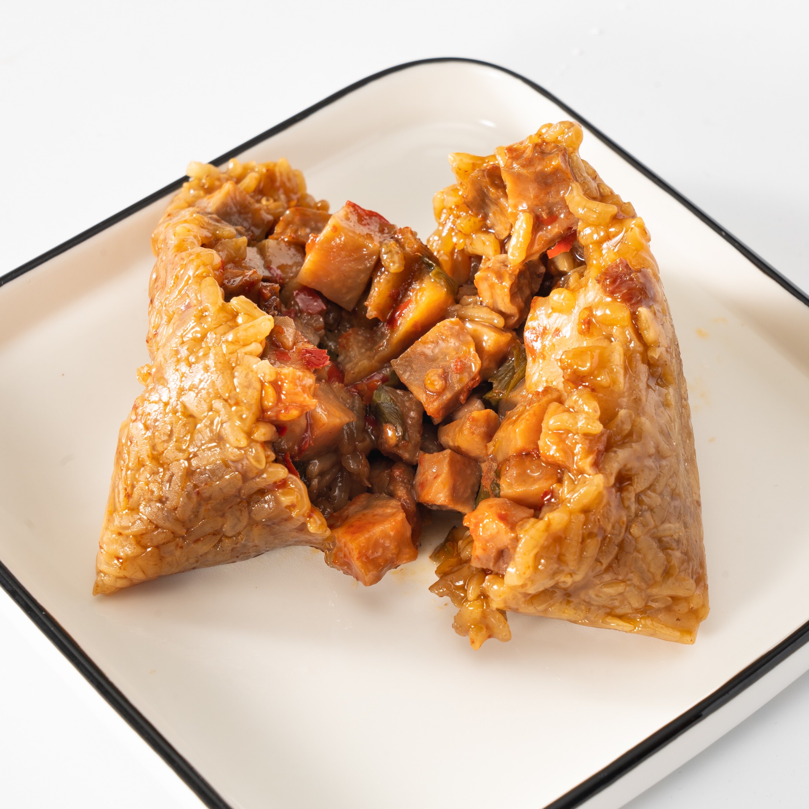 浙江衢州特产龙游芋头粽咸辣粽鲜肉粽手工粽子梅干菜蛋黄大肉粽