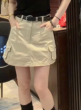 夏季工装短裙女减龄牛仔半身裙