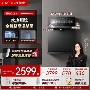 凯度冰泉管线机壁挂式 KG1 直饮机即热饮水机净水器家用2025年新款