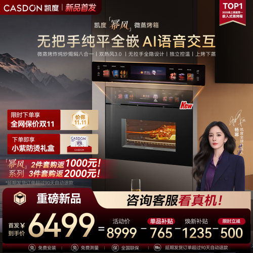 2026新品凯度幂风无把手微蒸烤