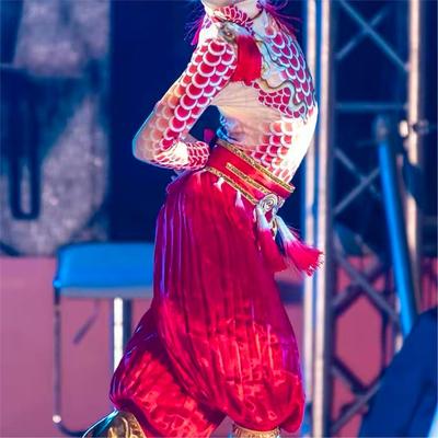 新款打鼓龙服春晚吟九州歌