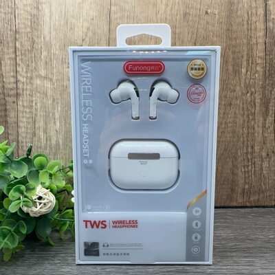 弗农R333 TWS蓝牙耳机大盒装游戏低延迟入耳式自定义改名蓝牙耳机