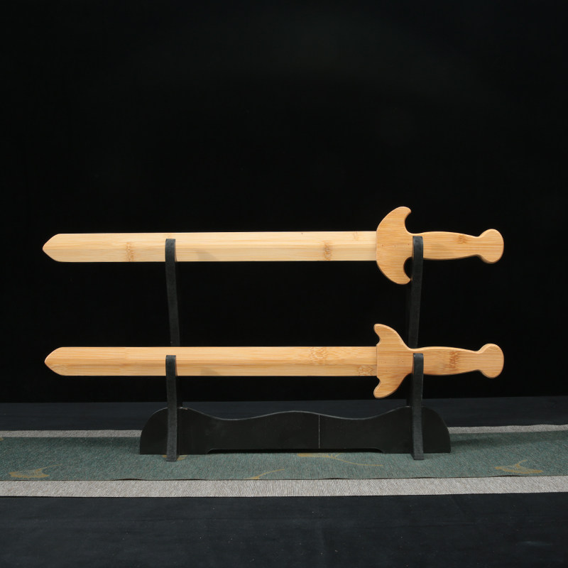 竹剑儿童玩具剑实木小短剑木剑