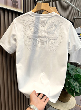 夏季纯棉休闲半袖体恤青年打底衫