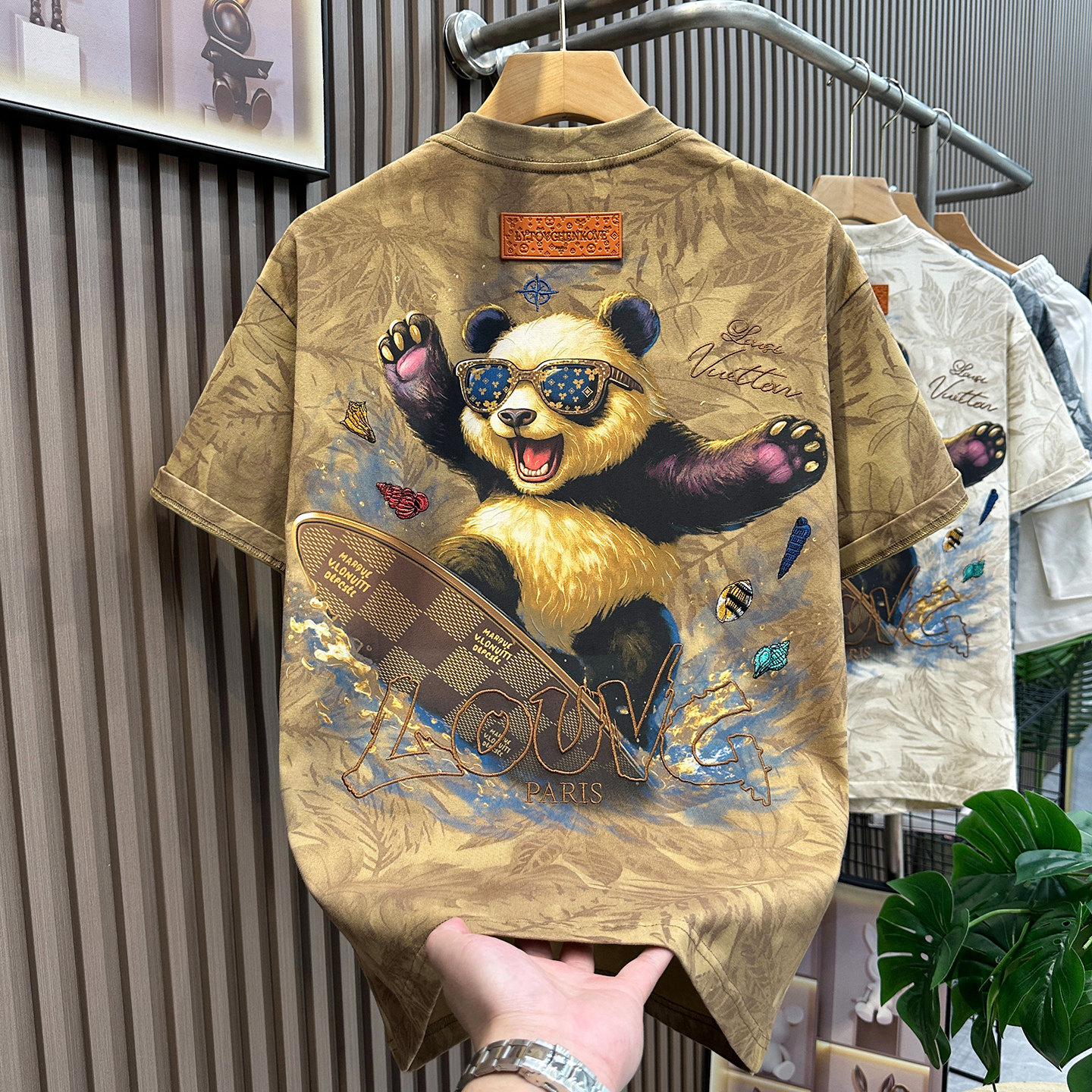 美式复古潮牌短袖男上衣网红同款