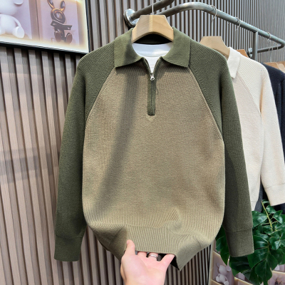 设计高级毛衣男潮流百搭美式复古