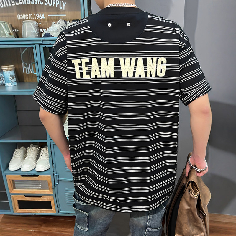网红同款短袖男潮流百搭美式复古