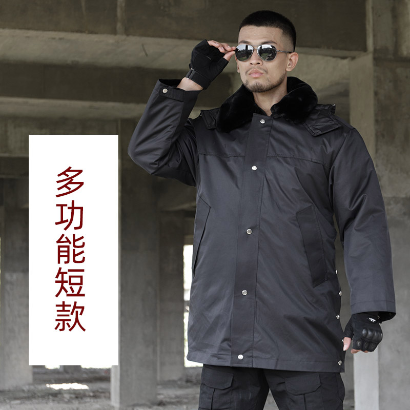 新款军大衣男冬季短款加厚棉服保军迷大衣/棉大衣