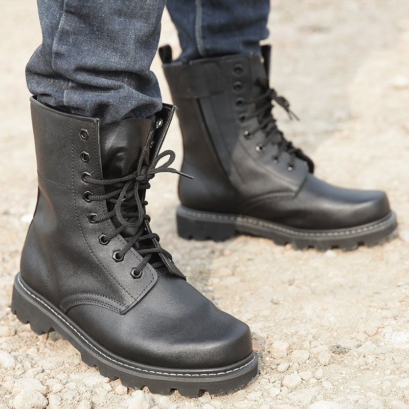 Bottes militaires pour homme - choc - Ref 1399220 Image 1