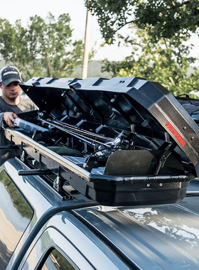 yakima车顶钓竿箱TopWater装放钓鱼竿手杆车载小型细长行李箱储物