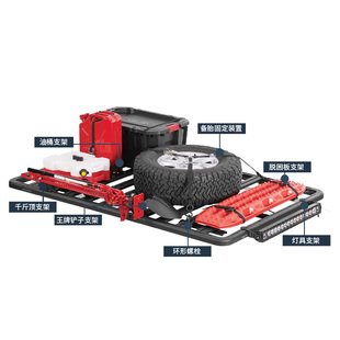 yakima洛克车顶平台locknload多功能车顶装 载平台配件增强功能