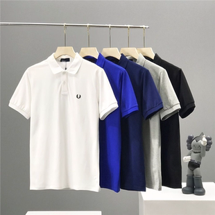 潮牌M3600 2025FP夏季 麦穗POLO衫 显瘦高档男士 刺绣商务休闲短袖