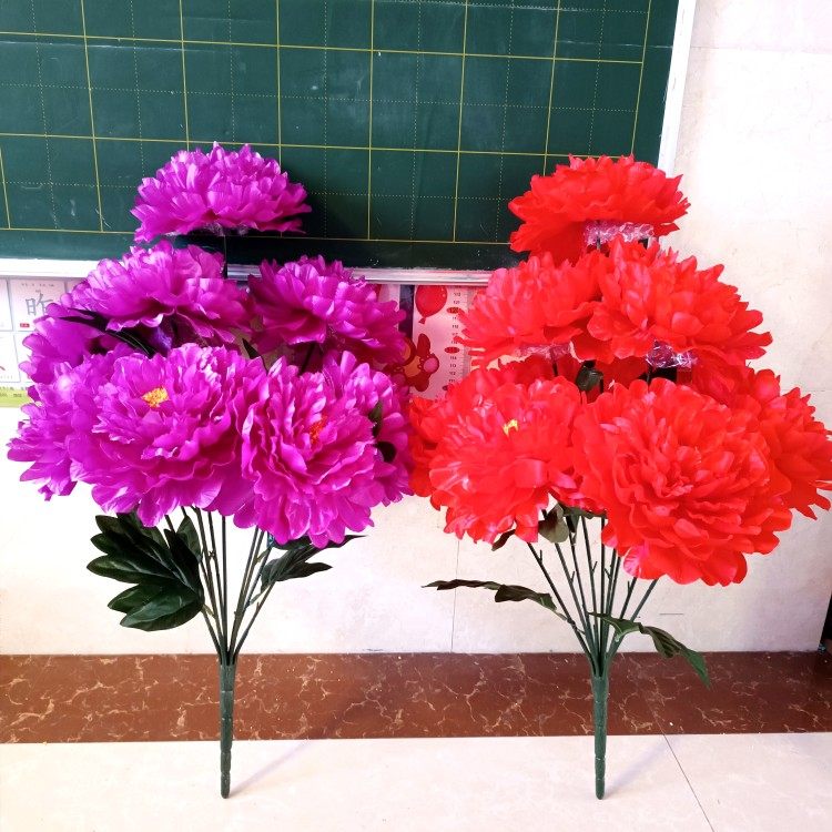 仿真花牡丹绢花假花装饰大花