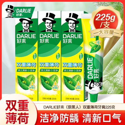 好来双重薄荷牙膏225克*4支