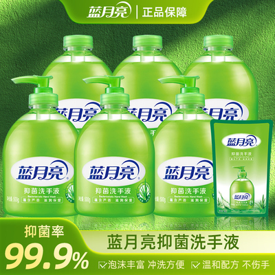 蓝月亮芦荟野菊花抑菌洗手液500g