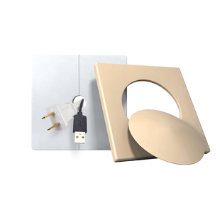 穿线孔出线孔面板墙洞遮丑盖空调孔电视墙孔网线出线座自粘堵盖