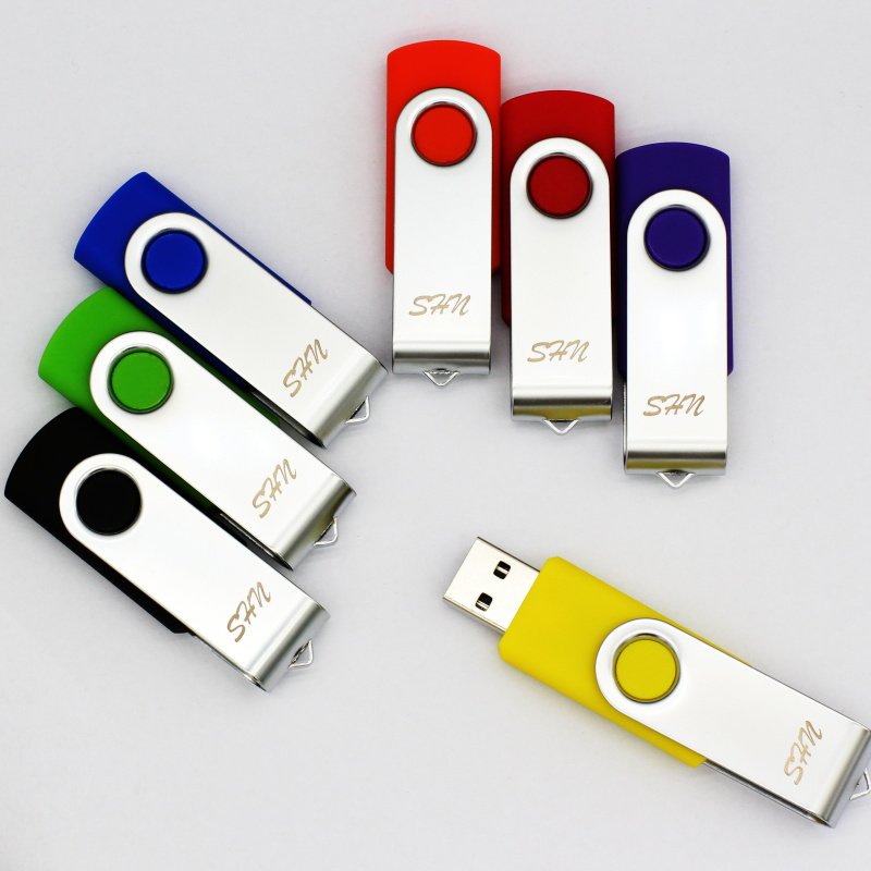 兆存官方正品4GU盘8G 16G 32迷你旋转小容量企业激光雕刻LOGO刻字