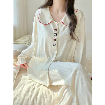 HelloKitty纯棉睡衣女春秋款长袖