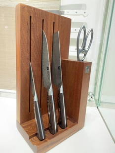 双立人TANREI日产厨师刀101层大马士革多用刀迷你厨刀多用刀套刀