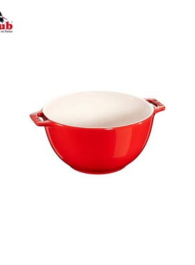 Staub25cm多功能碗沙拉碗泡面碗珐琅陶瓷大碗