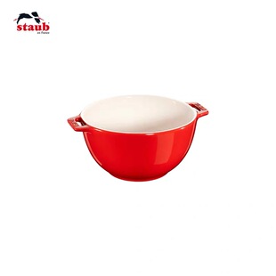 Staub25cm多功能碗沙拉碗泡面碗珐琅陶瓷大碗