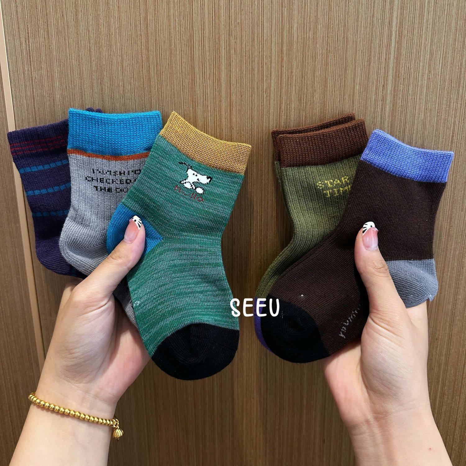 儿童袜子春秋男童韩系字母条纹宝宝中大童棉袜男宝学生中筒卡通袜,童装/婴儿装/亲子装,儿童袜子(0-16岁),淘宝优惠券,粉丝福利购,淘宝优惠卷