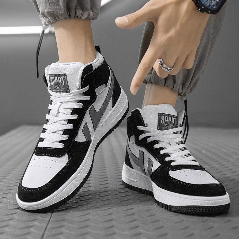 大码男鞋45秋季透气46男士板鞋47鞋子男款高帮鞋38百搭潮鞋休闲鞋,流行男鞋,时尚休闲鞋,淘宝优惠券,粉丝福利购,淘宝优惠卷