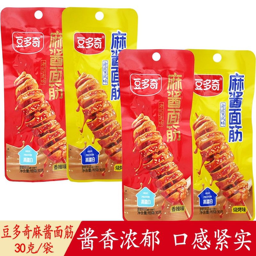 豆多奇老北京香辣麻酱面筋即食